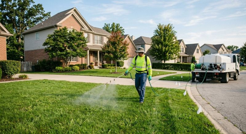 Lawn Spraying in Rockwall, TX