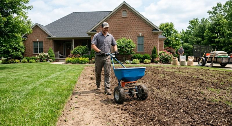 New Lawn Seeding in Ventura County, CA